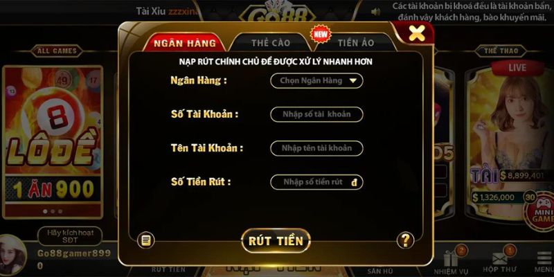 Hướng dẫn rút tiền Go88 một cách an toàn và hiệu quả nhất Hướng dẫn rút tiền Go88 một cách an toàn và hiệu quả nhất